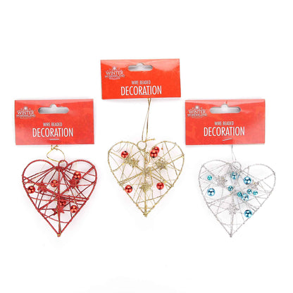 Wire Glitter Bead Decoration