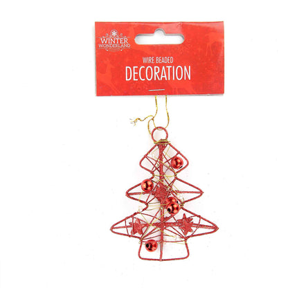 Wire Glitter Bead Decoration