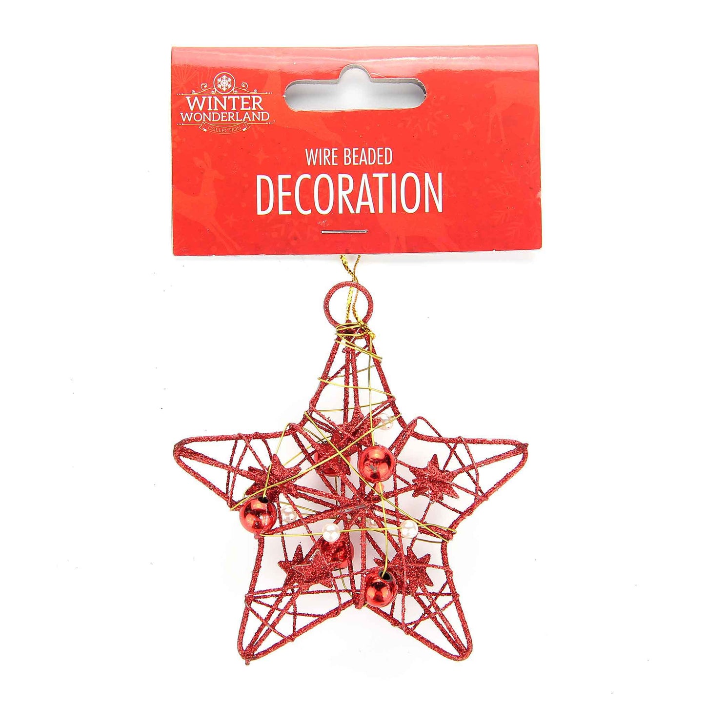 Wire Glitter Bead Decoration