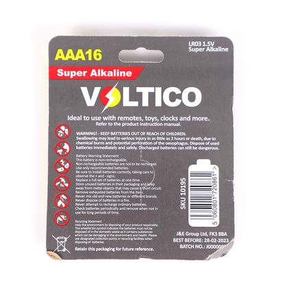 Voltico AAA Alkaline 16PK