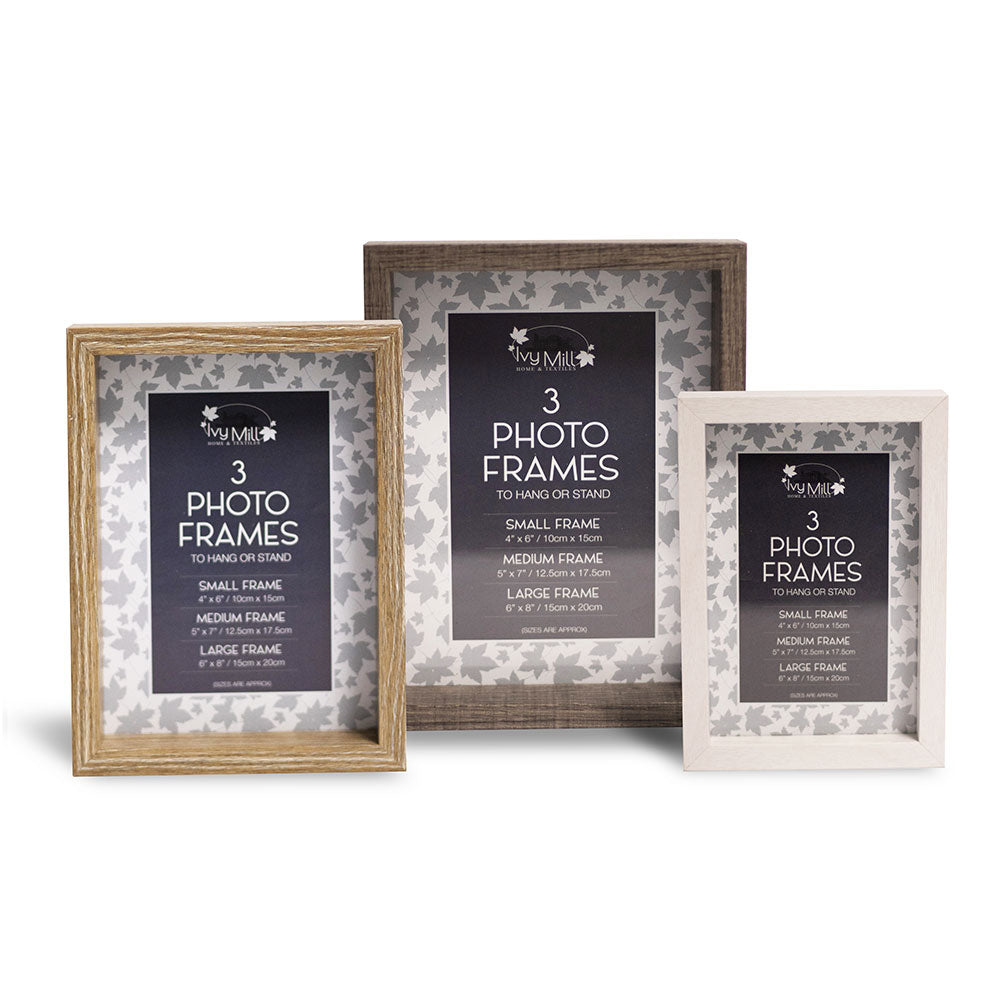 Wooden Photo Frames 3PC