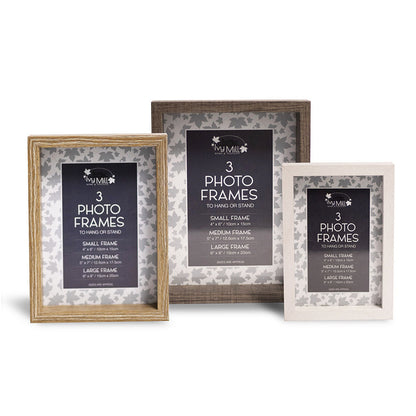 Wooden Photo Frames 3PC
