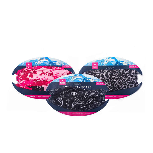 Ladies 2PK Multi-Way Scarf