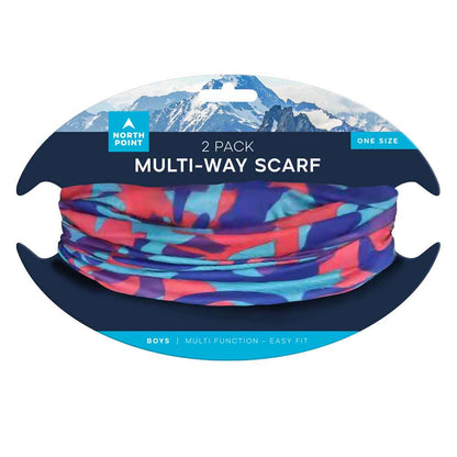 Boys 2PK Multi-Way Scarf