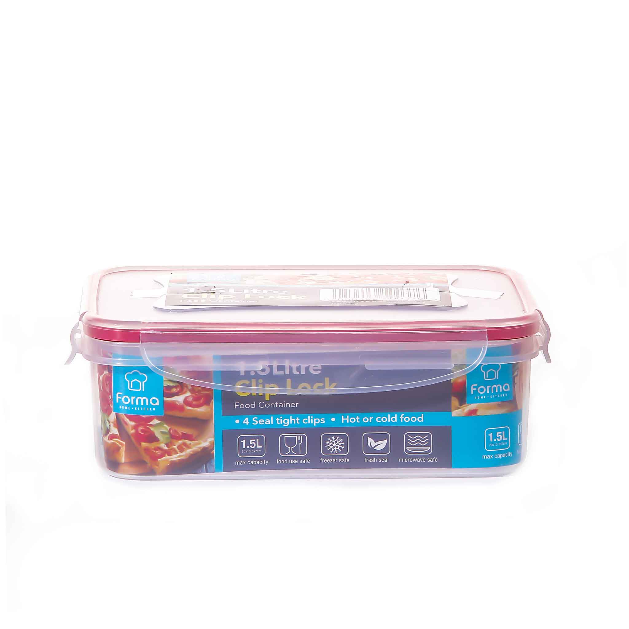 Click Fasten Food Containers Click Lock Food Container 1.5L – J&E Group Ltd