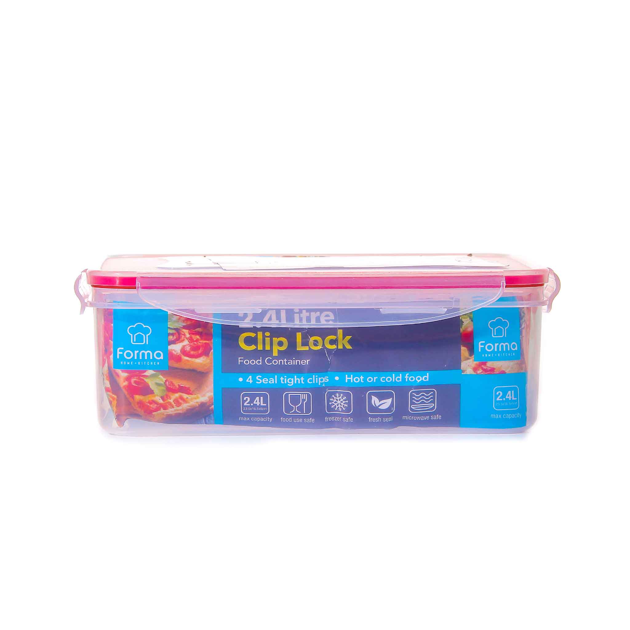 Click Fasten Food Containers Click Lock Food Container 2.4L – J&E Group Ltd