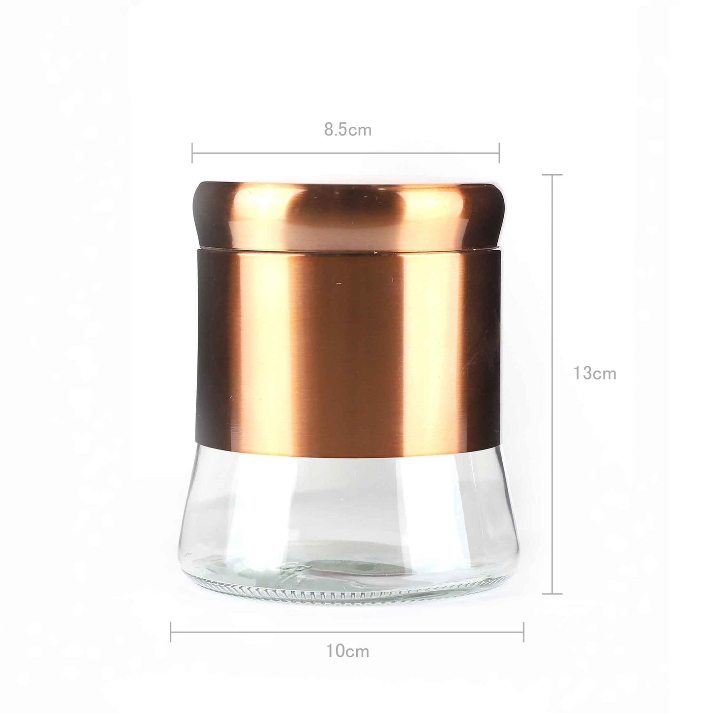 Stainless Steel Glass Canister Assorted