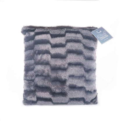 Arctic 18Inch Cushion (Charcoal/Silver)