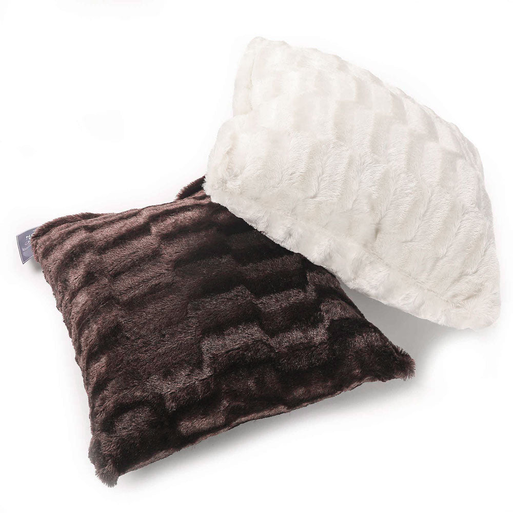 Arctic 18Inch Cushion (Cream/Chocolate)