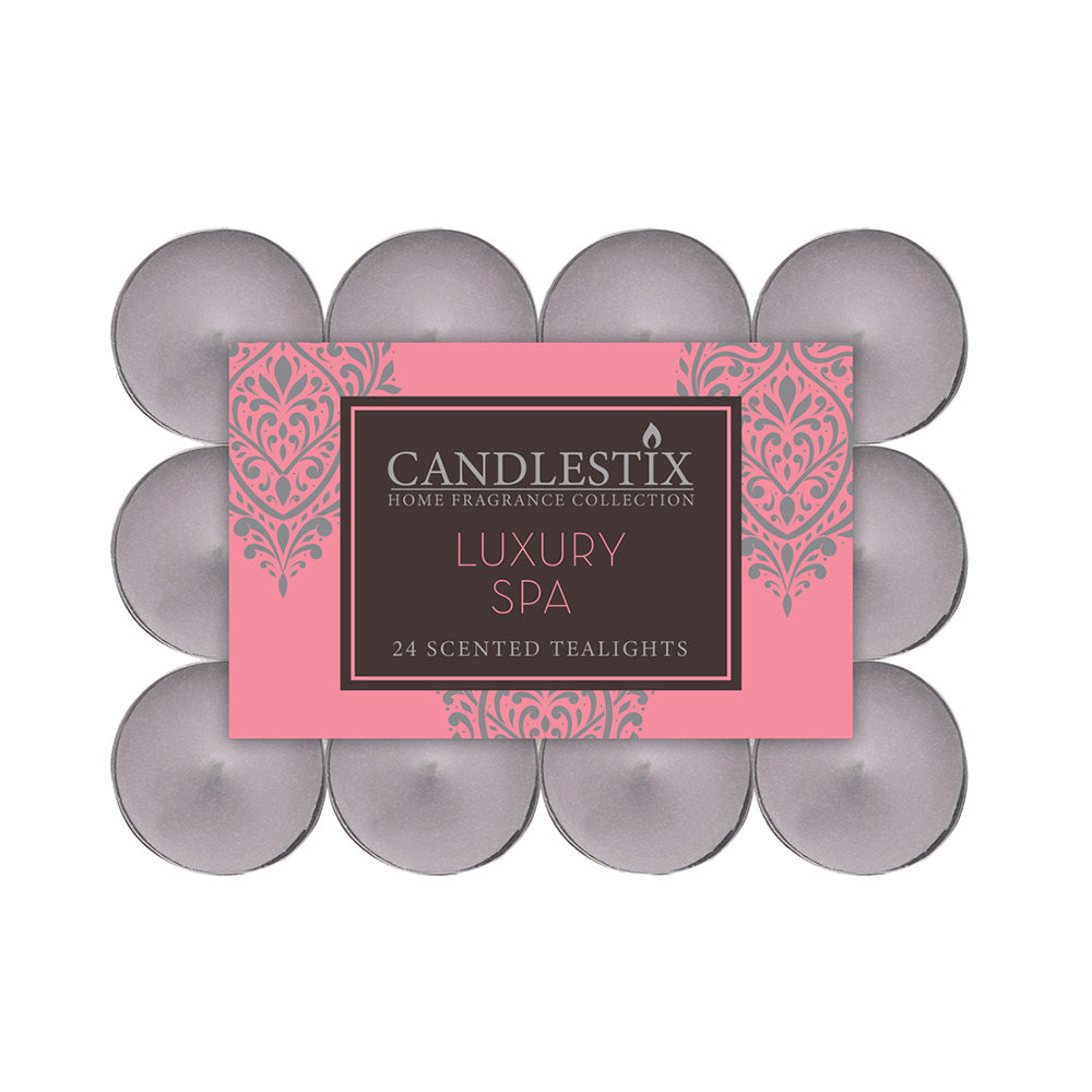 24 Scented Tealights Luxury SPA