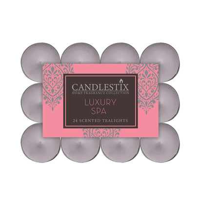24 Scented Tealights Luxury SPA