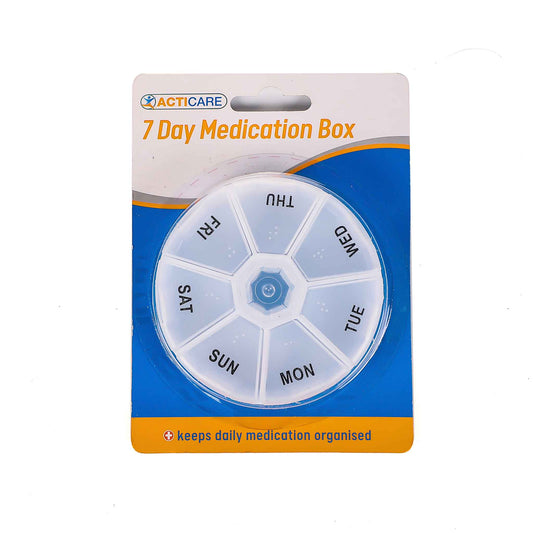 Pill Box 7 Days Round