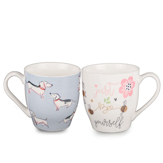 Hugga Mug (dog&honey bee)