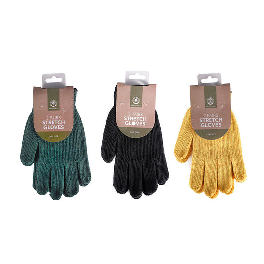Stretch Gloves 2 Pairs