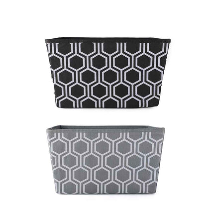 Printed Storage Basket Geometric