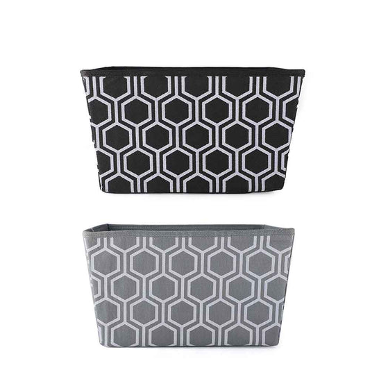 Printed Storage Basket Geometric