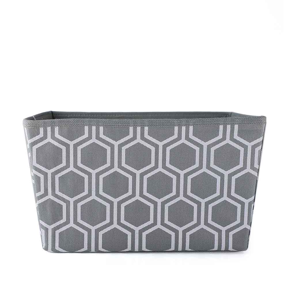 Printed Storage Basket Geometric
