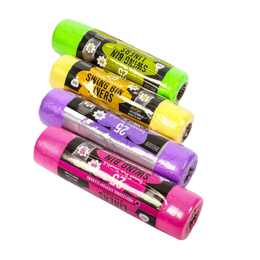 Pedal Bin Liners 50L 25S x 3PK Assorted