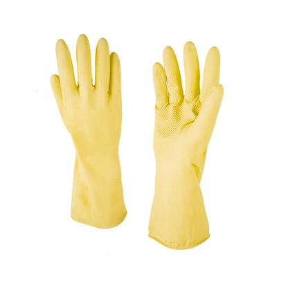 Yellow Rubber Glove Large 2pk