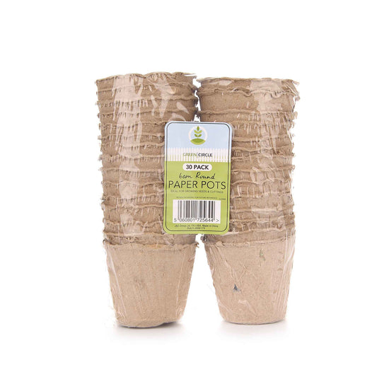 Round Paper Pots 6cm 30PK