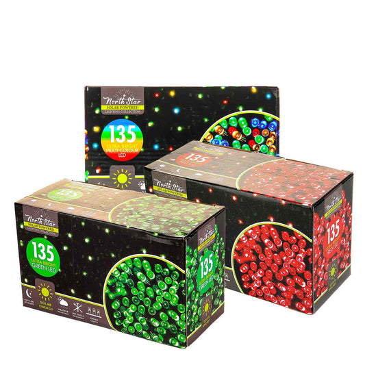 Solar Powered Fairy Lights Assorted 135
