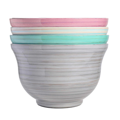 Striped Bowl Planter 13inch
