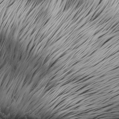 Faux Fur Sheep Rug Grey&Silver