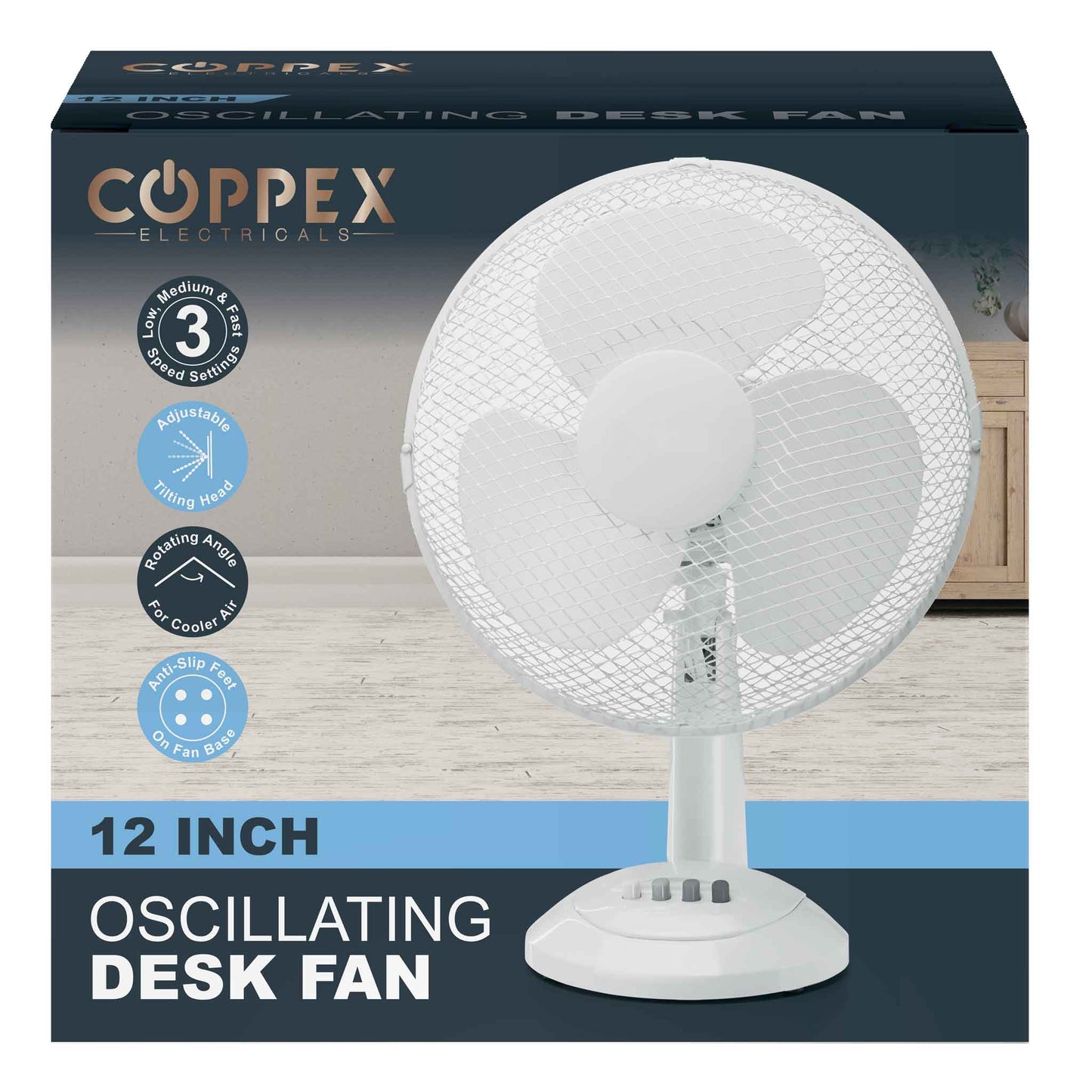 Desk Fan 12 Inch