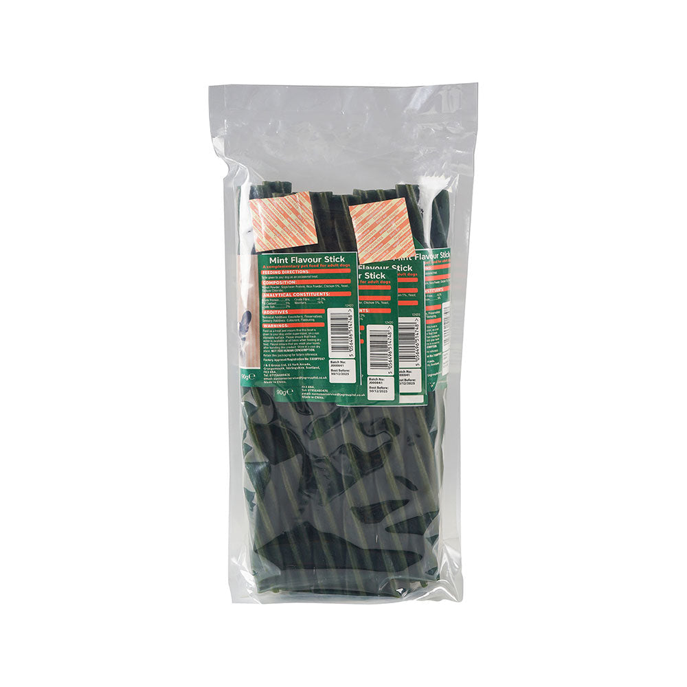 Adult Dog Dental Treat Mint Flavour Stick 90g