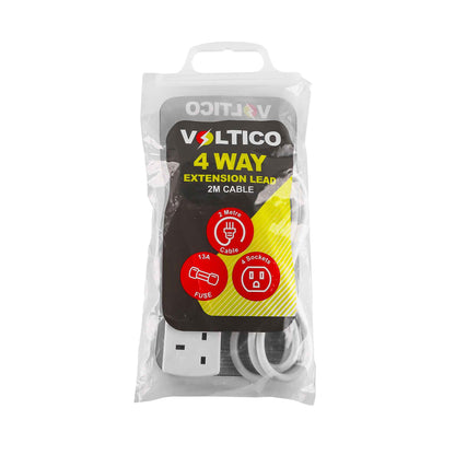 4 Way Extension Lead 2M