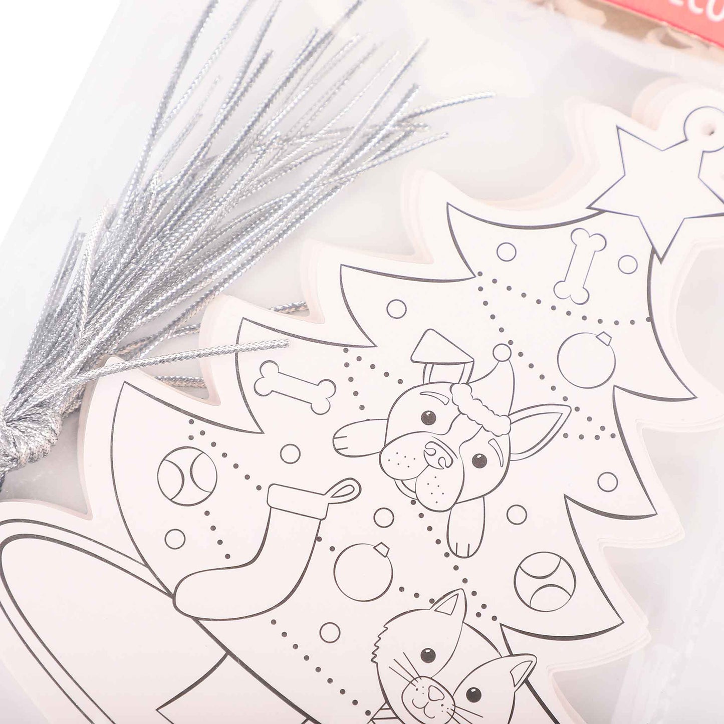 Colour In Cardboard Hangers 24PK