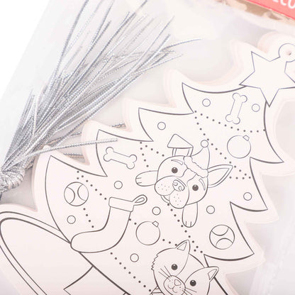 Colour In Cardboard Hangers 24PK