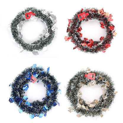Snowflake Tinsel 2M