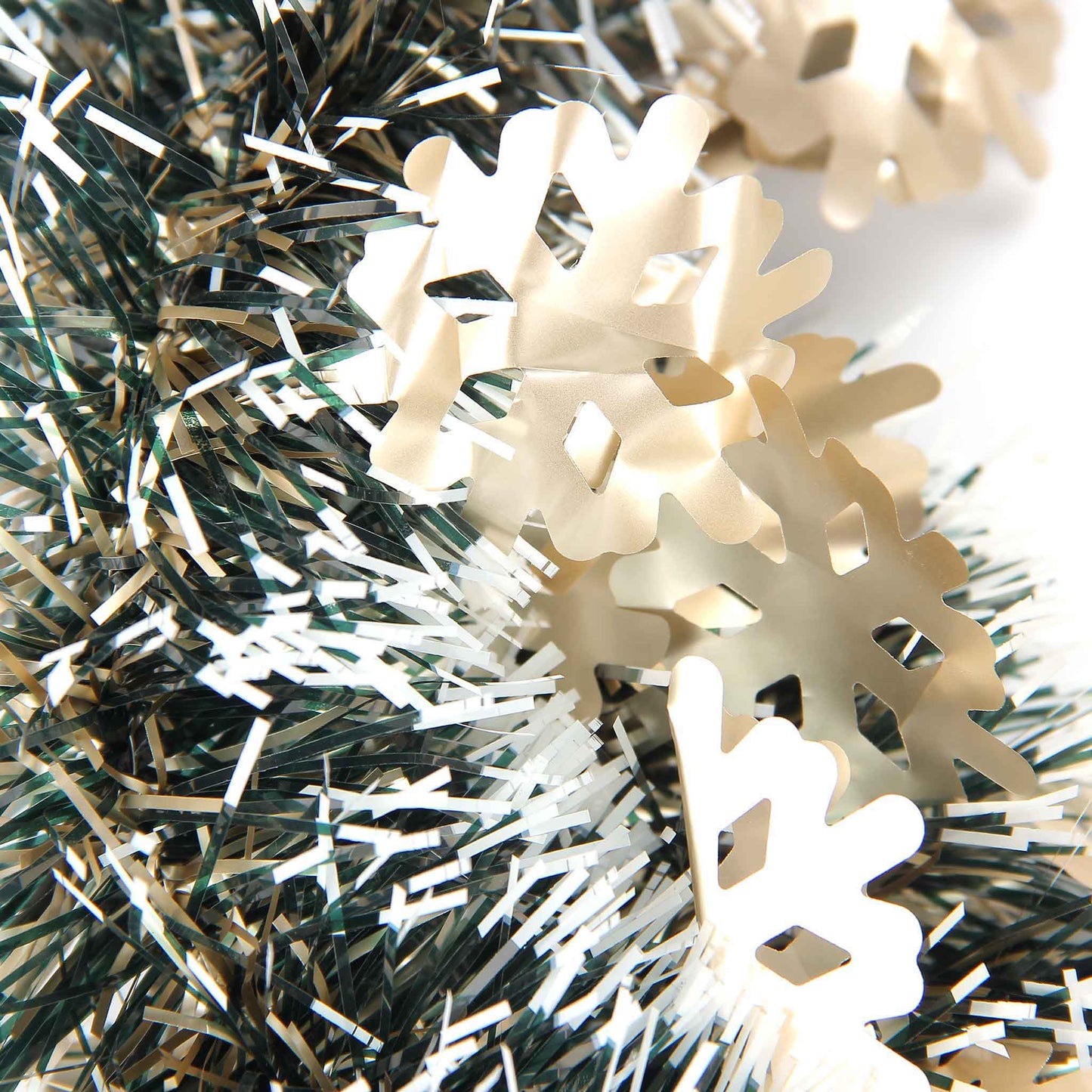 Snowflake Tinsel 2M