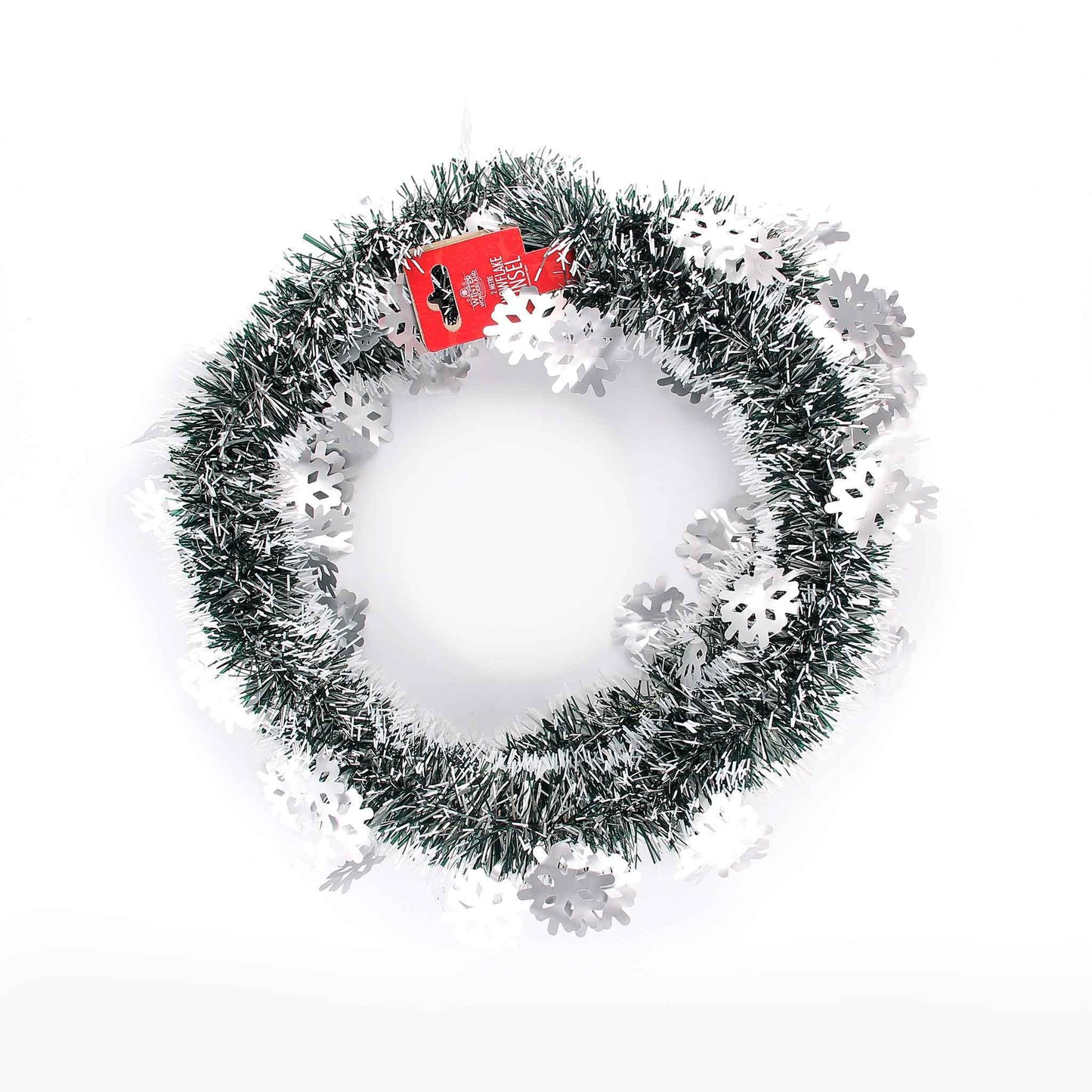 Snowflake Tinsel 2M