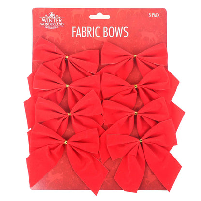 Fabric Bows 8PK