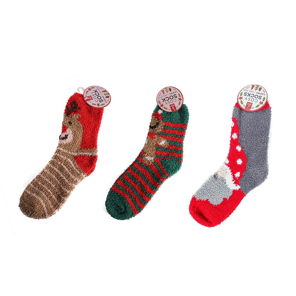 Christmas Ladies Snuggle Socks