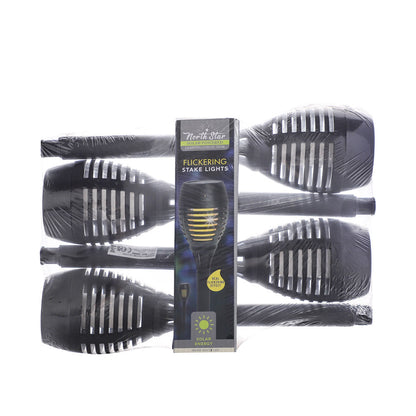 Solar flickering Stake Light 4PK