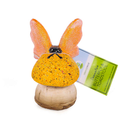 Mini Butterfly & Toadstool