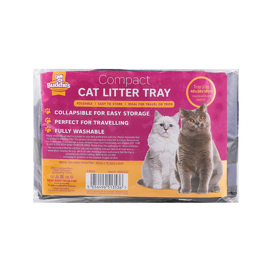 Foldable Compact Cat Litter Tray