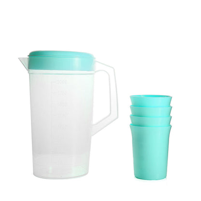 Plastic Water Bottle With Cups 2L