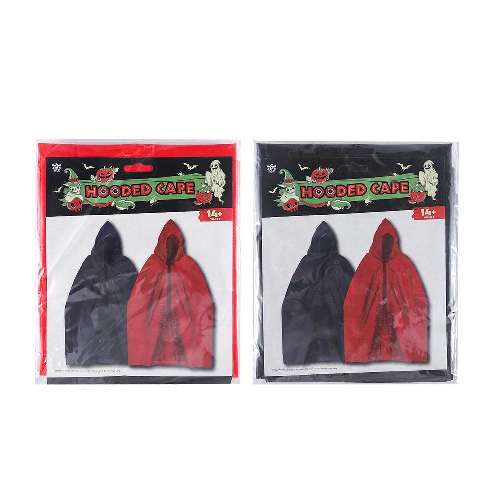 CAPE RED AND BLACK