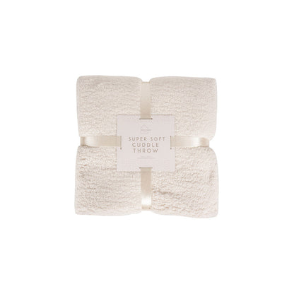 Super Soft Cuddle Throw Cream 130x180cm