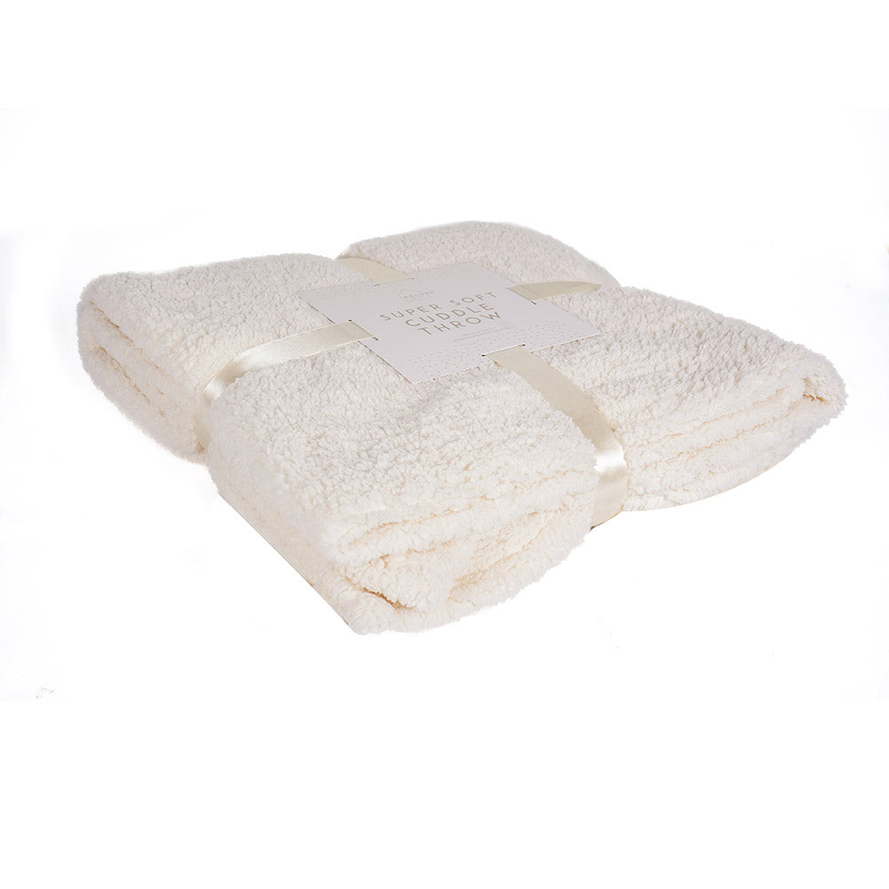 Super Soft Cuddle Throw Cream 130x180cm