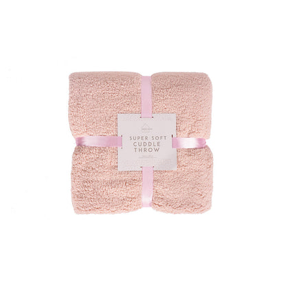Super Soft Cuddle Throw Pink 130x180cm