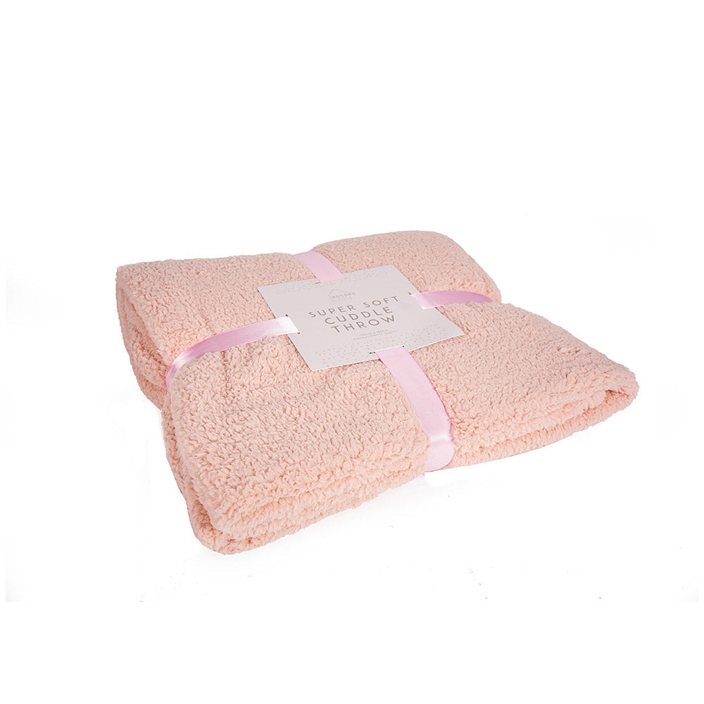 Super Soft Cuddle Throw Pink 130x180cm