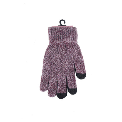 Ladies Texting Magic Gloves with Dots and Brushed Interior