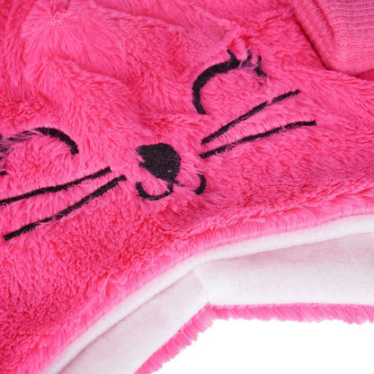 Kid's Emb Animal Hat & Gloves