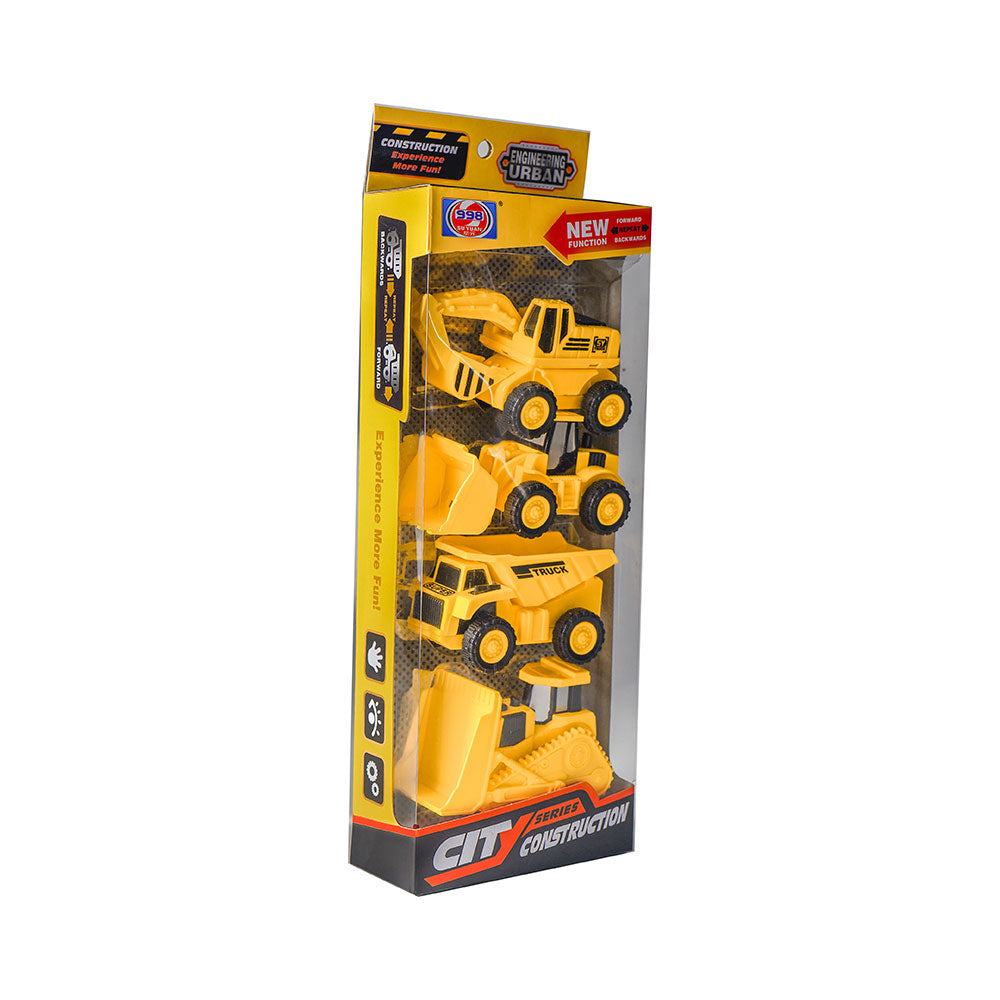 Pull Back Construction Vehicle Toys