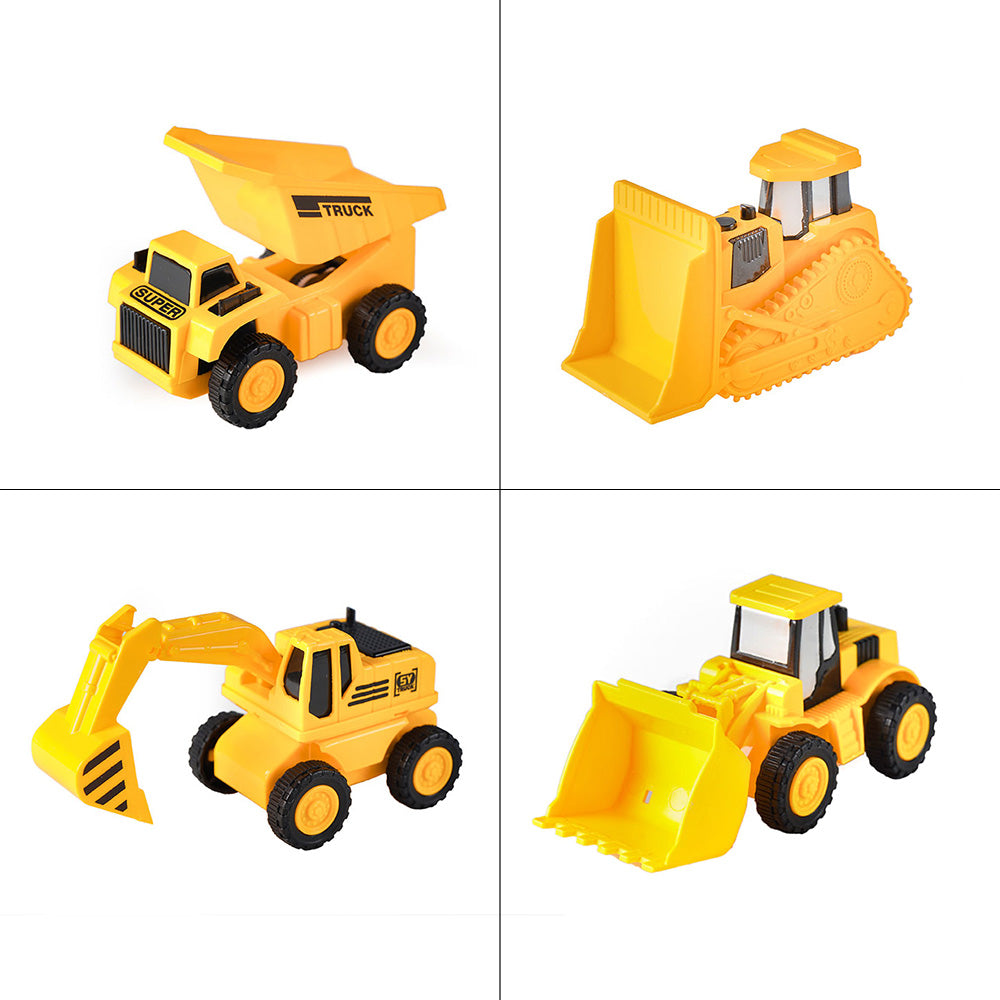 Pull Back Construction Vehicle Toys